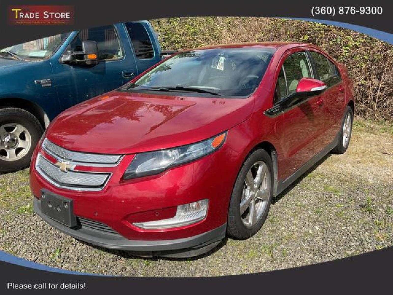 2013 Red /Beige Chevrolet Volt Sedan 4D (1G1RD6E48DU) , Single-Speed Fixed Gear transmission, located at 1283 SE Sedgwick Road, Port Orchard, WA, 98366, (360) 876-9300, 47.505535, -122.635643 - **Dealer Statement: The Trade Store offers the nicest previously owned inventory you'll find of cars, vans, trucks and more. We offer many banks, credit unions and special financing options to fit your needs regardless of your credit, as well as sourcing of specific vehicles for qualified custom - Photo #0