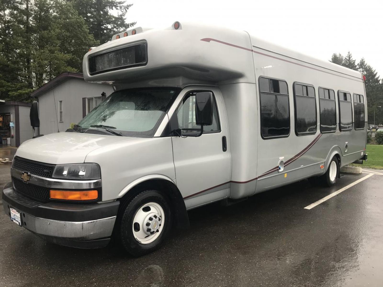 2012 Gray /Gray Chevrolet Express Commercial Cutaway G4500 (1GB6G5BL1C1) with an 6.0L V8 OHV 32V TURBO DIESEL engine, 6-Speed Automatic transmission, located at 1283 SE Sedgwick Road, Port Orchard, WA, 98366, (360) 876-9300, 47.505535, -122.635643 - **Dealer Statement**: The Trade Store offers the nicest previously owned inventory you'll find of cars, vans, trucks and more. We offer many banks, credit unions and special financing options to fit your needs regardless of your credit, as well as sourcing of specific vehicles for qualified customer - Photo #1