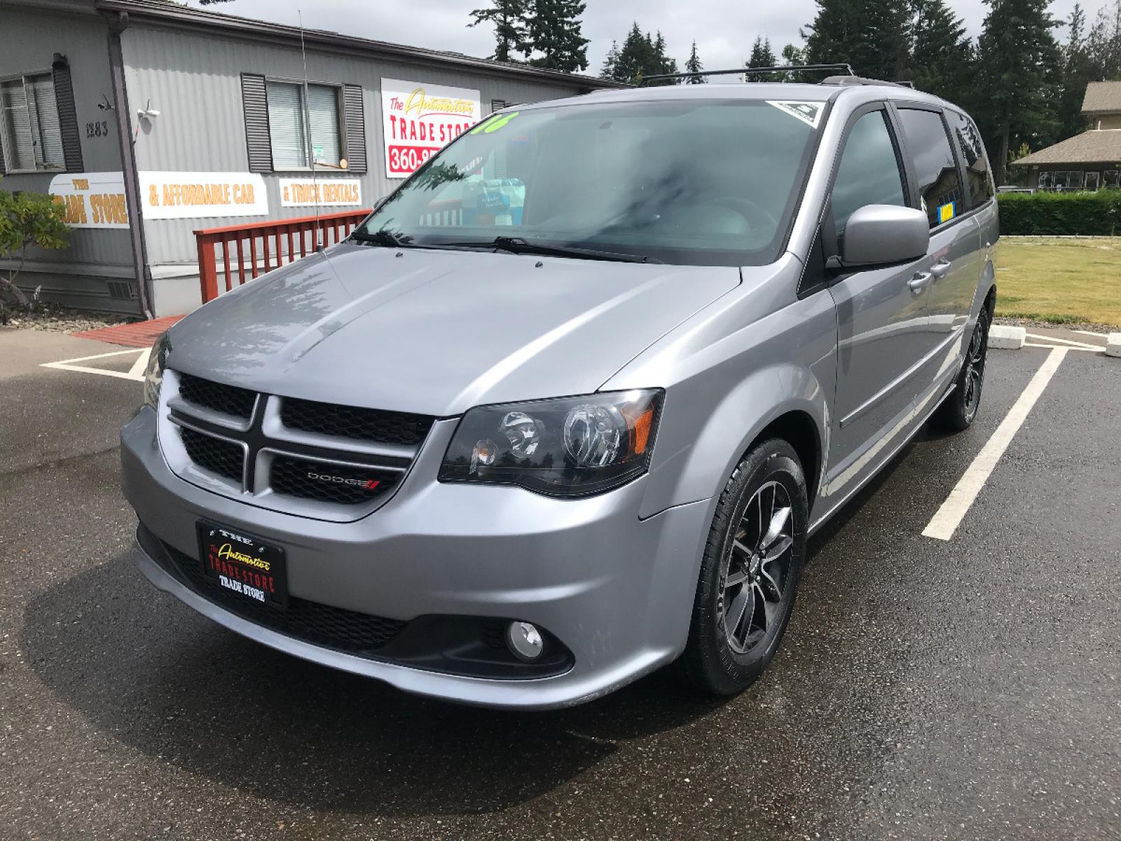 2016 Silver /Black Dodge Grand Caravan R/T (2C4RDGEG3GR) with an 3.6L V6 DOHC 24V engine, 6A transmission, located at 1283 SE Sedgwick Road, Port Orchard, WA, 98366, (360) 876-9300, 47.505535, -122.635643 - Ride in style with this RT Grand Caravan, loaded with option. We can help with the financing too. Call today for your appointment to see this one. **Dealer Statement: The Trade Store offers the nicest previously owned inventory you'll find of cars, vans, trucks and more. We offer many banks, cred - Photo #1