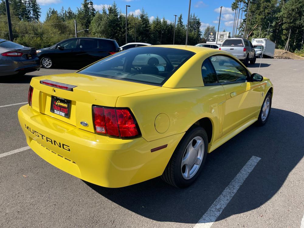 2003 Yellow /Gray Ford Mustang Convertible (1FAFP40413F) with an 3.8L V6 OHV 12V engine, Manual 5-speed transmission, located at 1283 SE Sedgwick Road, Port Orchard, WA, 98366, (360) 876-9300, 47.505535, -122.635643 - **Dealer Statement: The Trade Store offers the nicest previously owned inventory you'll find of cars, vans, trucks and more. We offer many banks, credit unions and special financing options to fit your needs regardless of your credit, as well as sourcing of specific vehicles for qualified customers - Photo #1