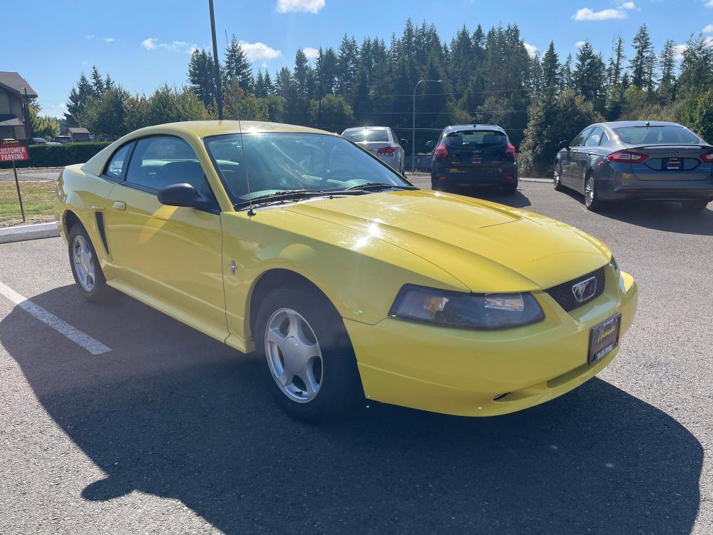 2003 Yellow /Gray Ford Mustang Convertible (1FAFP40413F) with an 3.8L V6 OHV 12V engine, Manual 5-speed transmission, located at 1283 SE Sedgwick Road, Port Orchard, WA, 98366, (360) 876-9300, 47.505535, -122.635643 - **Dealer Statement: The Trade Store offers the nicest previously owned inventory you'll find of cars, vans, trucks and more. We offer many banks, credit unions and special financing options to fit your needs regardless of your credit, as well as sourcing of specific vehicles for qualified customers - Photo #3