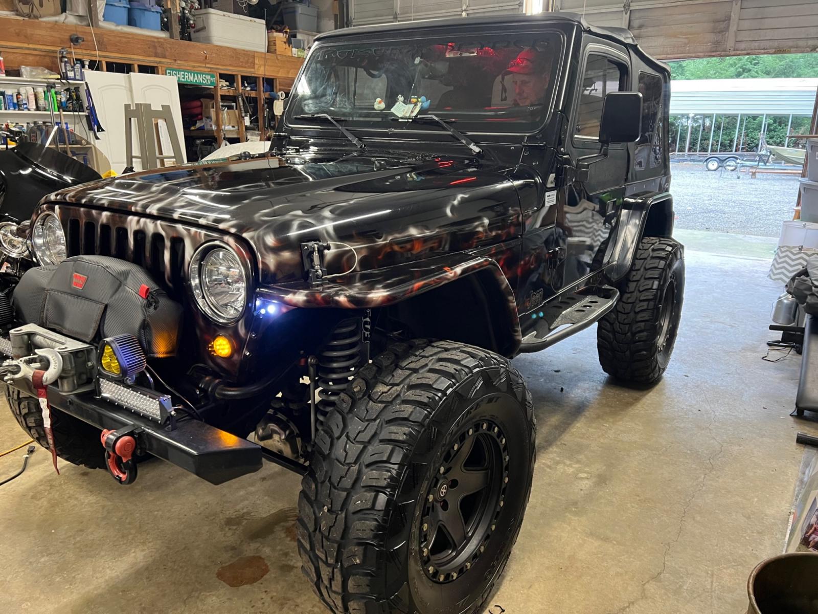 1997 Custom /Gray Jeep Wrangler Sport (1J4FY19S1VP) with an 4.0L L6 OHV 12V engine, Automatic transmission, located at 1283 SE Sedgwick Road, Port Orchard, WA, 98366, (360) 876-9300, 47.505535, -122.635643 - Another super custom Consignment from a local owner, This is a very unique vehicle and a proud owner who has to sell. This JEEP has everything you can think of, but please call with questions. The owner has receipts for ten's of thousands in upgrades, additions and custom work. Mainly been pulled b - Photo #0
