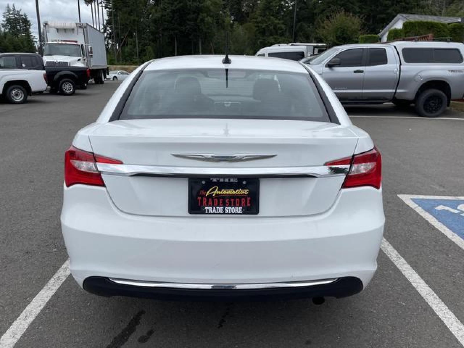 2014 White /Black Chrysler 200 LX Sedan 4D (1C3CCBAB4EN) with an 2.4L L4 DOHC 16V engine, Automatic, 4-Spd transmission, located at 1283 SE Sedgwick Road, Port Orchard, WA, 98366, (360) 876-9300, 47.505535, -122.635643 - **Dealer Statement: The Trade Store offers the nicest previously owned inventory you'll find of cars, vans, trucks and more. We offer many banks, credit unions and special financing options to fit your needs regardless of your credit, as well as sourcing of specific vehicles for qualified custom - Photo #4