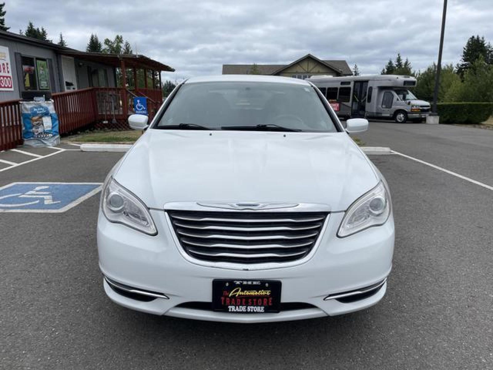 2014 White /Black Chrysler 200 LX Sedan 4D (1C3CCBAB4EN) with an 2.4L L4 DOHC 16V engine, Automatic, 4-Spd transmission, located at 1283 SE Sedgwick Road, Port Orchard, WA, 98366, (360) 876-9300, 47.505535, -122.635643 - **Dealer Statement: The Trade Store offers the nicest previously owned inventory you'll find of cars, vans, trucks and more. We offer many banks, credit unions and special financing options to fit your needs regardless of your credit, as well as sourcing of specific vehicles for qualified custom - Photo #8